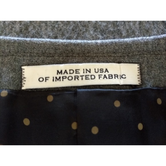 Joseph Abboud Bemberg Zignone Suit Mens 52R Gray 2 Button Custom 100% Wool 47x29 - Picture 6 of 16